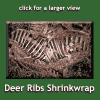 deer ribs shrin wrapped